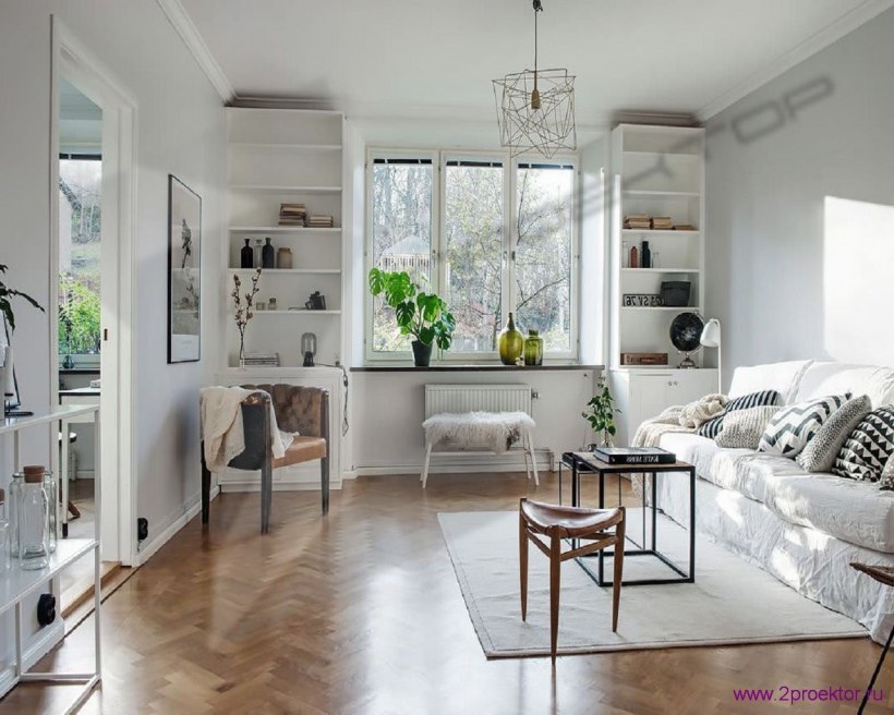 Сканди стиль в интерьере