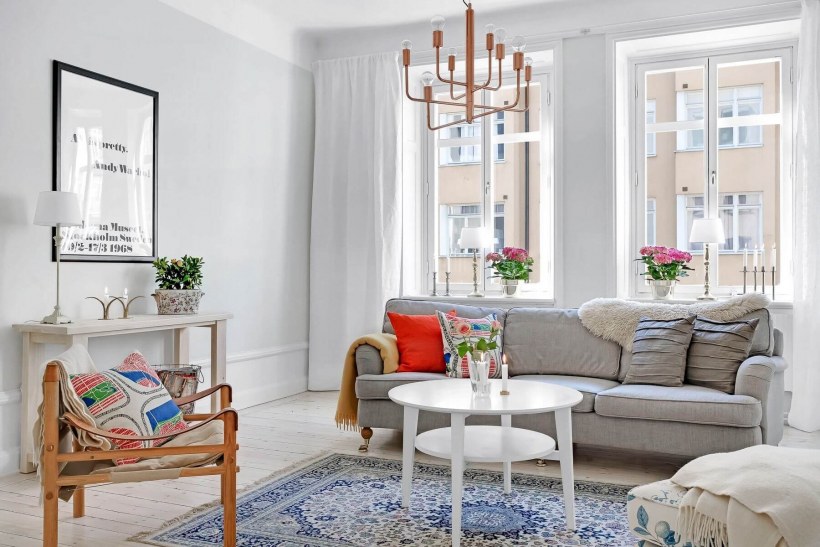 Сара Ричардсон гостиная в скандинавском стиле
