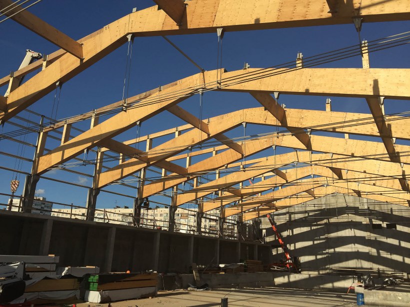 Ферма кровли металлическая