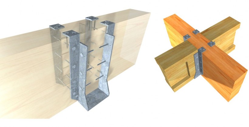 Крепеж валет для балок перекрытия
