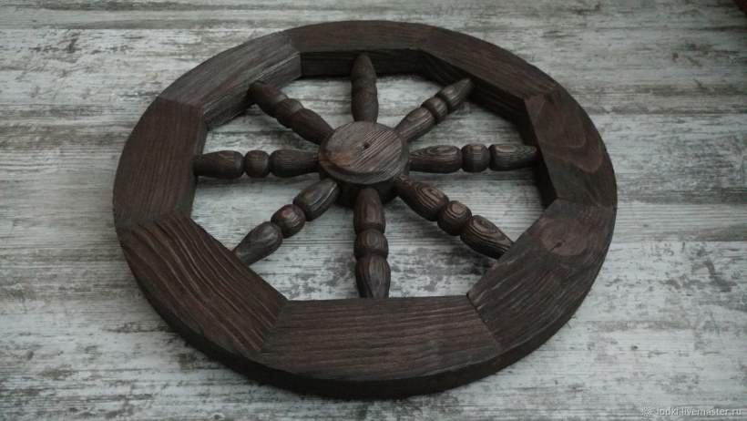 Люстра колесо от телеги