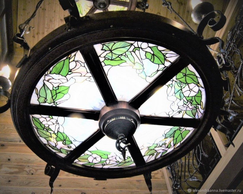 Колесо от телеги деревянное