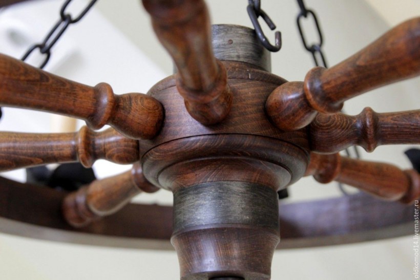 Декор для сада деревянное колесо