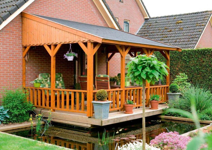 Деревянная веранда