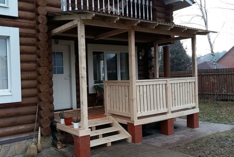 Закрытая веранда на даче