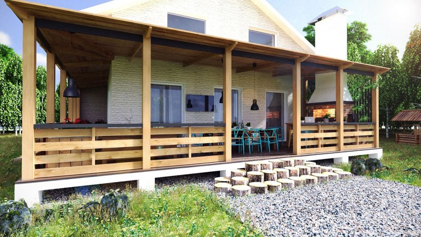 Терраса к дому