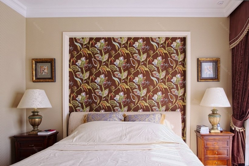 Расцветка обоев для спальни