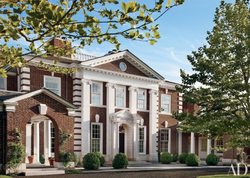 Красивые дома в колониальном стиле