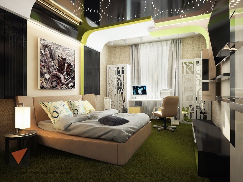 Современные спальни для подростков
