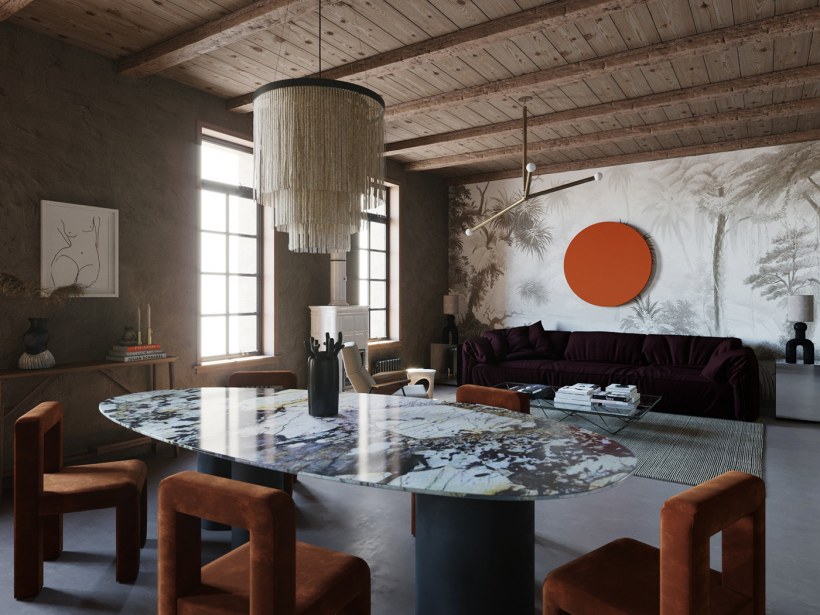 Шторы в Индустриальном стиле