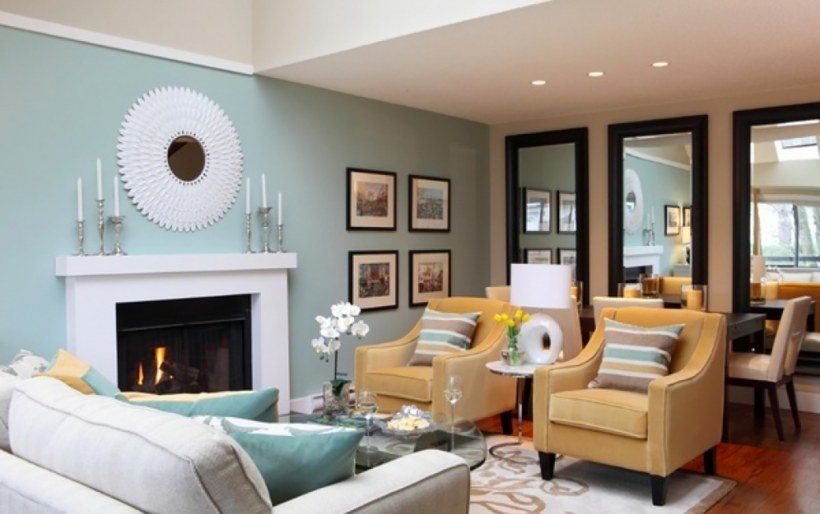 Цвет в интерьере гостиной