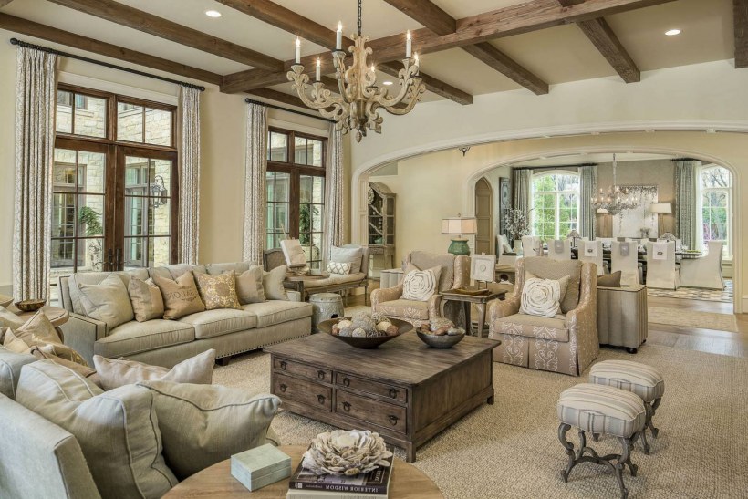 Гостиная Кантри Прованс