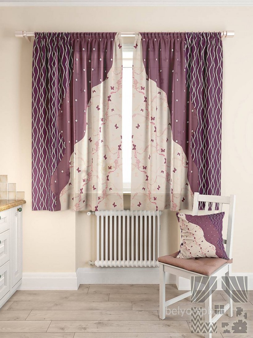 Шторы римские Эскар Дамаск