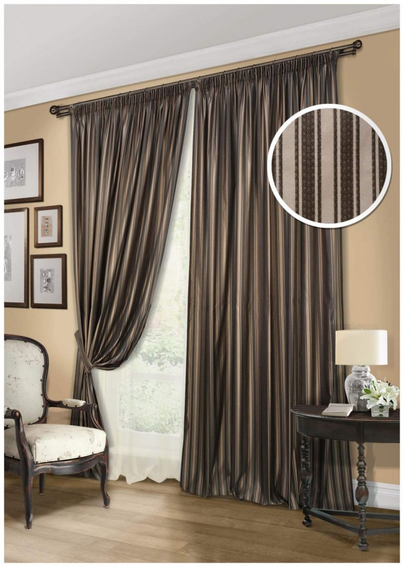 Карнизы для штор в интерьере спальни