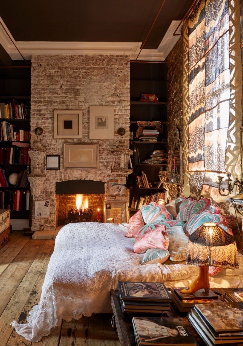 Уютная комната в стиле бохо