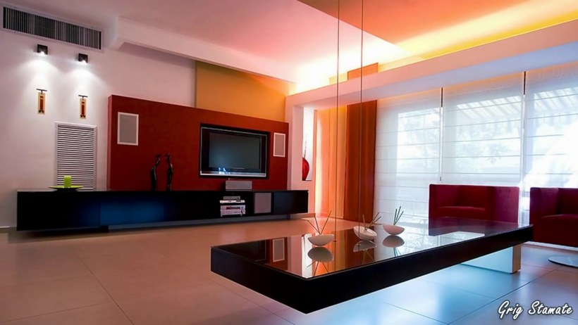 Цветной свет в комнате