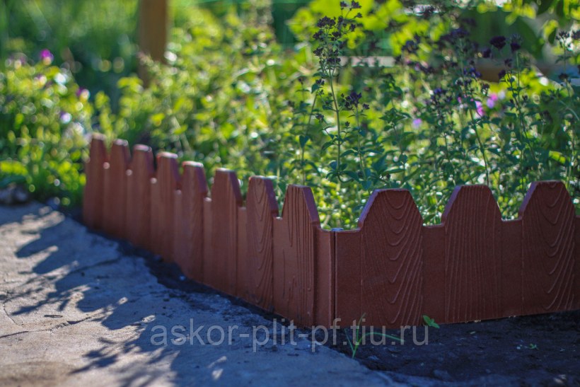 Деревянные садовые ограждения