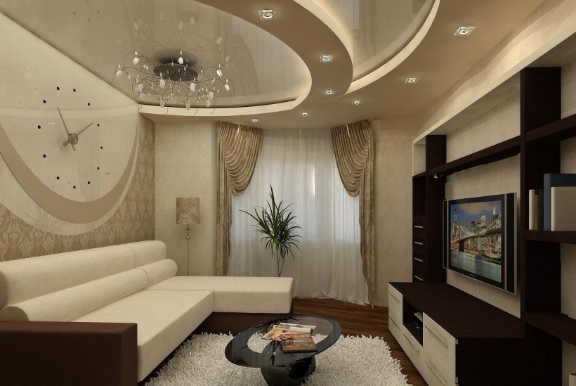 Интерьер гостиной комнаты