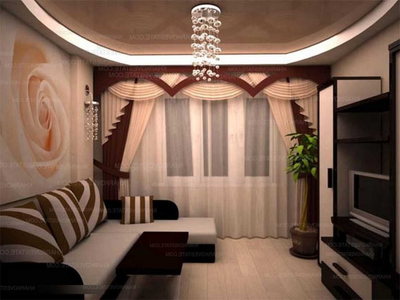 Интерьер комнаты зал