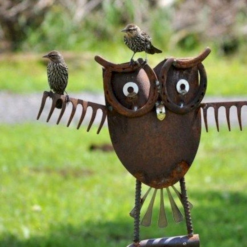 Декор для сада из металла