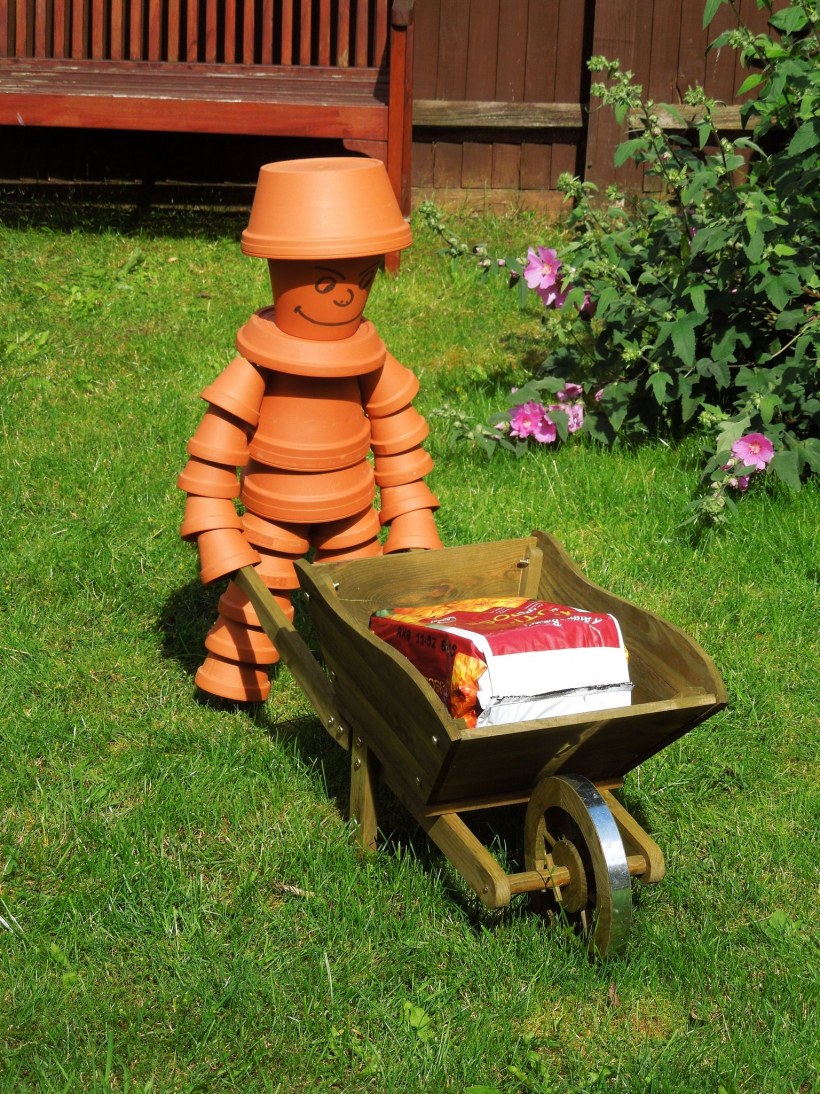 Фигурки из дерева на участок