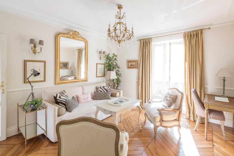 Французский городской стиль в интерьере
