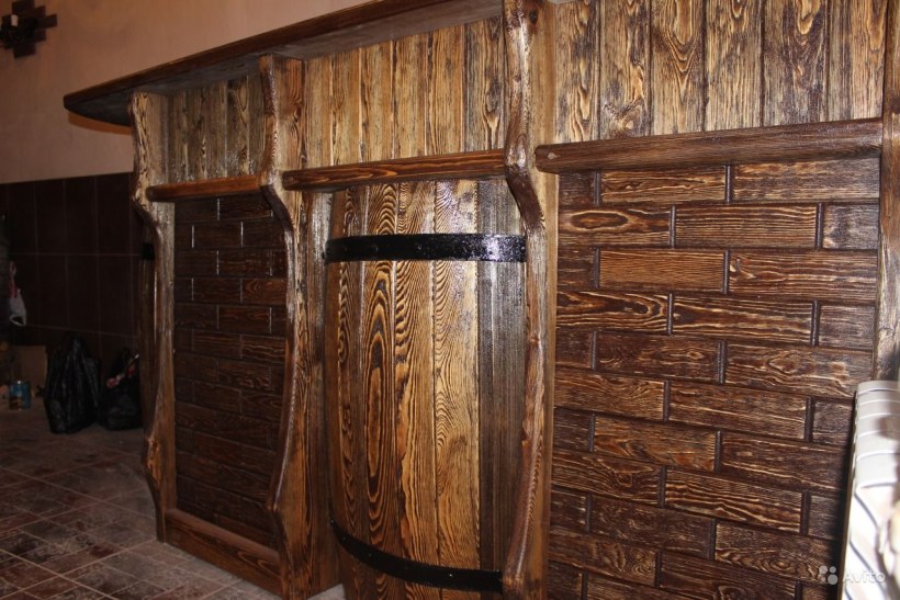 Отделка под старину из дерева