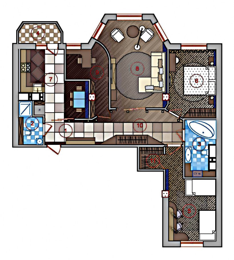 Идеальная квартира для семьи