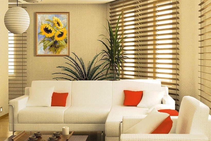 Оформление стены репродукции