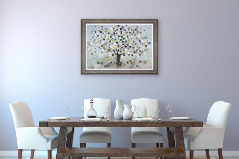 Репродукция в раме дерево 115x83 см