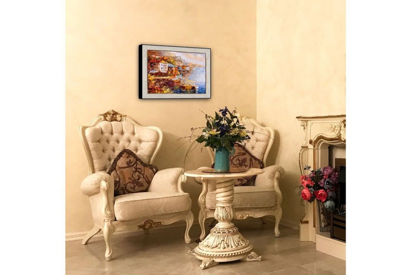 Зеркало в раме "Пуатье White"