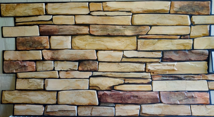 Сланец песочный 980*498мм панель ПВХ