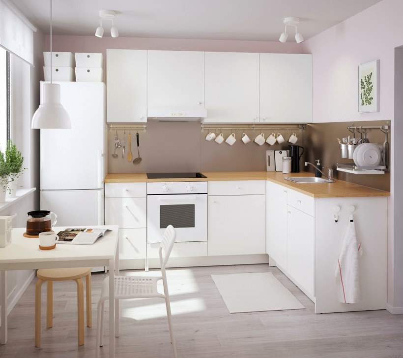 Кухня в стиле Сканди 6 кв м