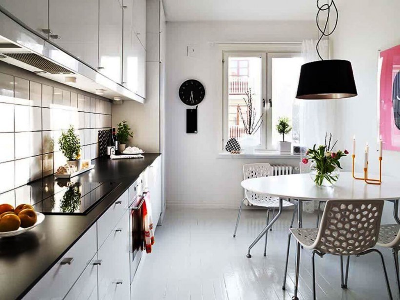 Кухня в стиле Сканди 6 кв м
