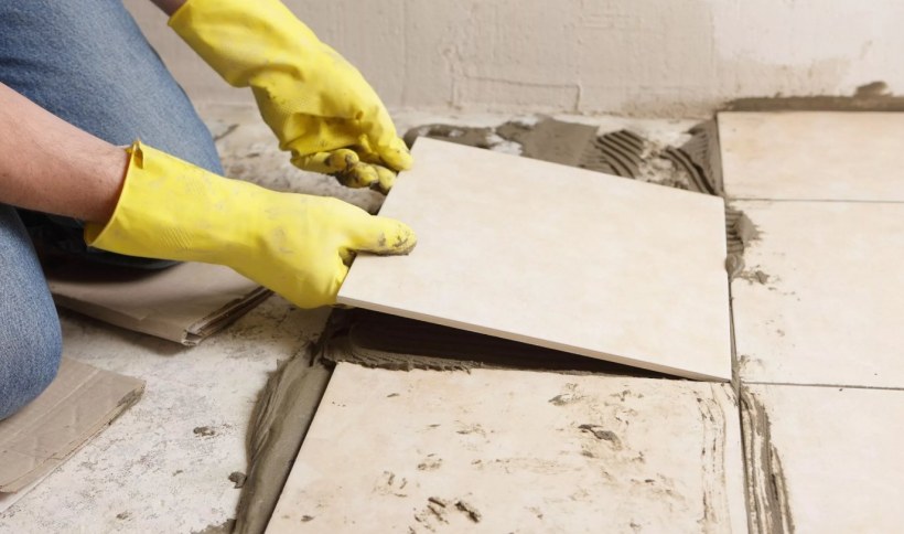 Укладывание плитки