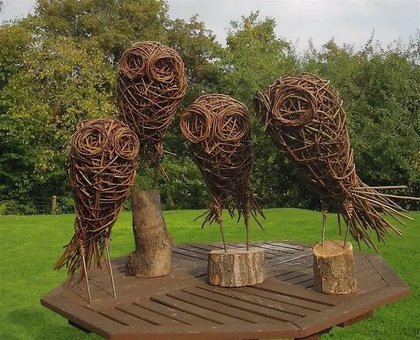 Скульптуры из лозы
