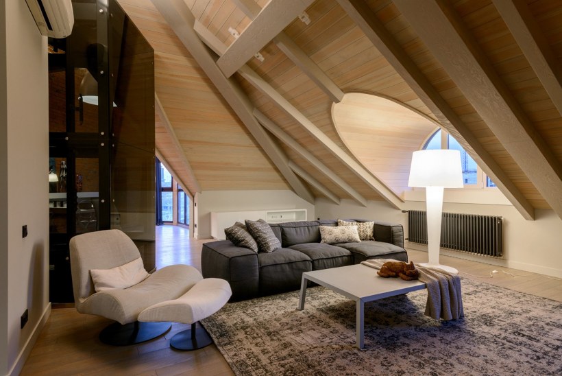 Фальшбалки мансарда мансарда