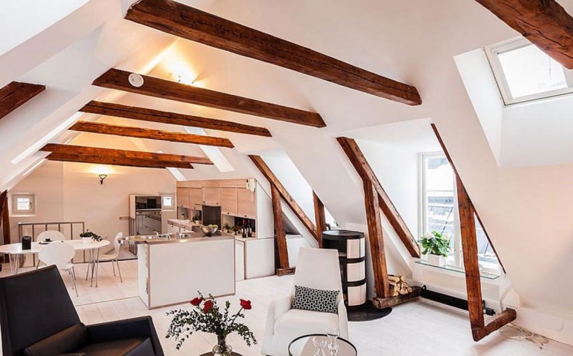 Фальшбалки мансарда мансарда