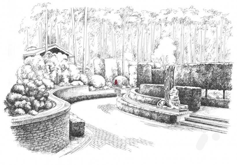 Ландшафтный проект эскиз