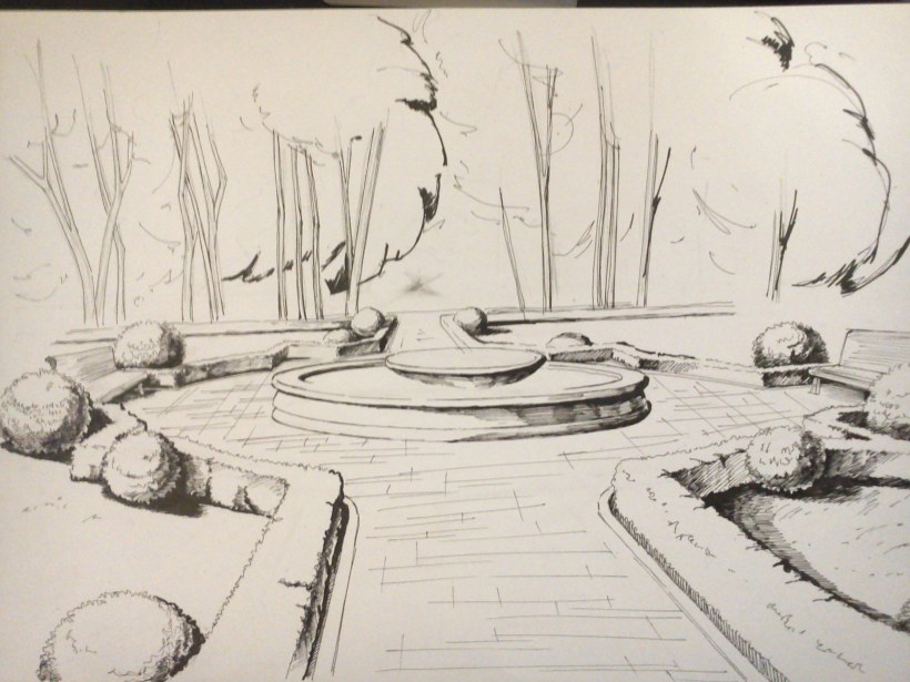 Парк зарисовки