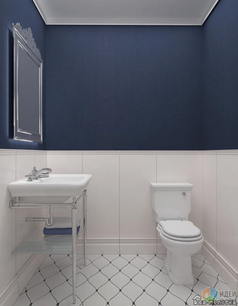 Синий туалет