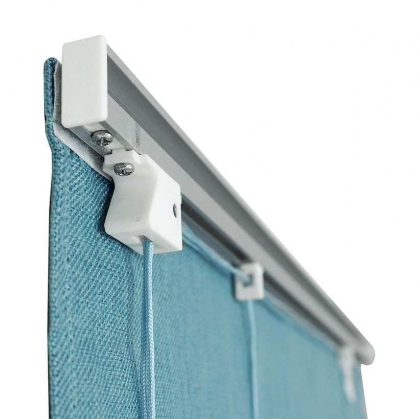 Римская штора Эскар натур (синий), 100х175 см