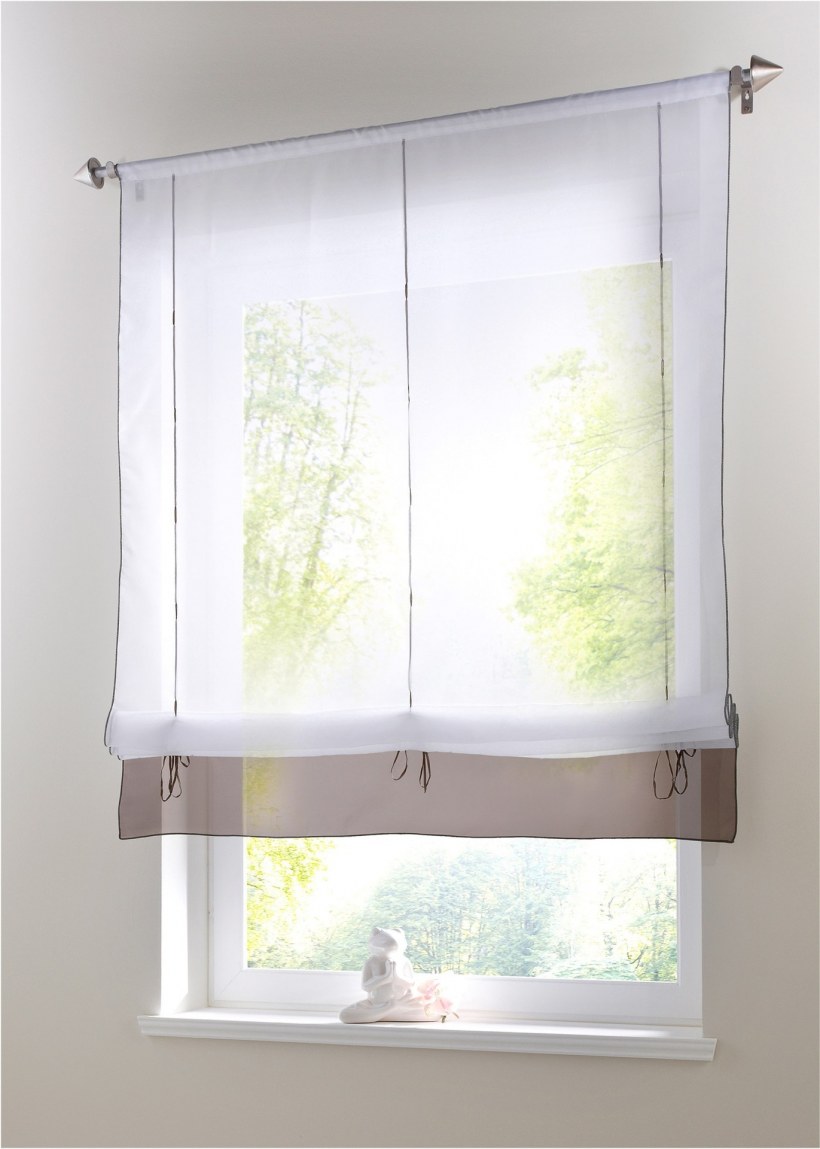 Римская штора прозрачная
