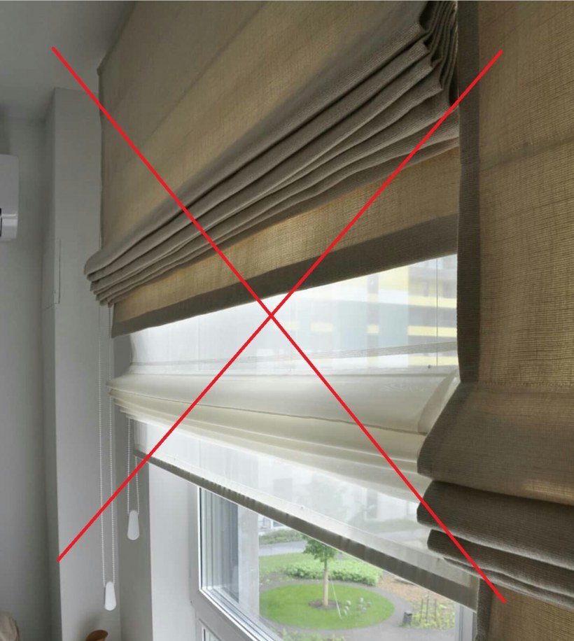 Двойная Римская штора