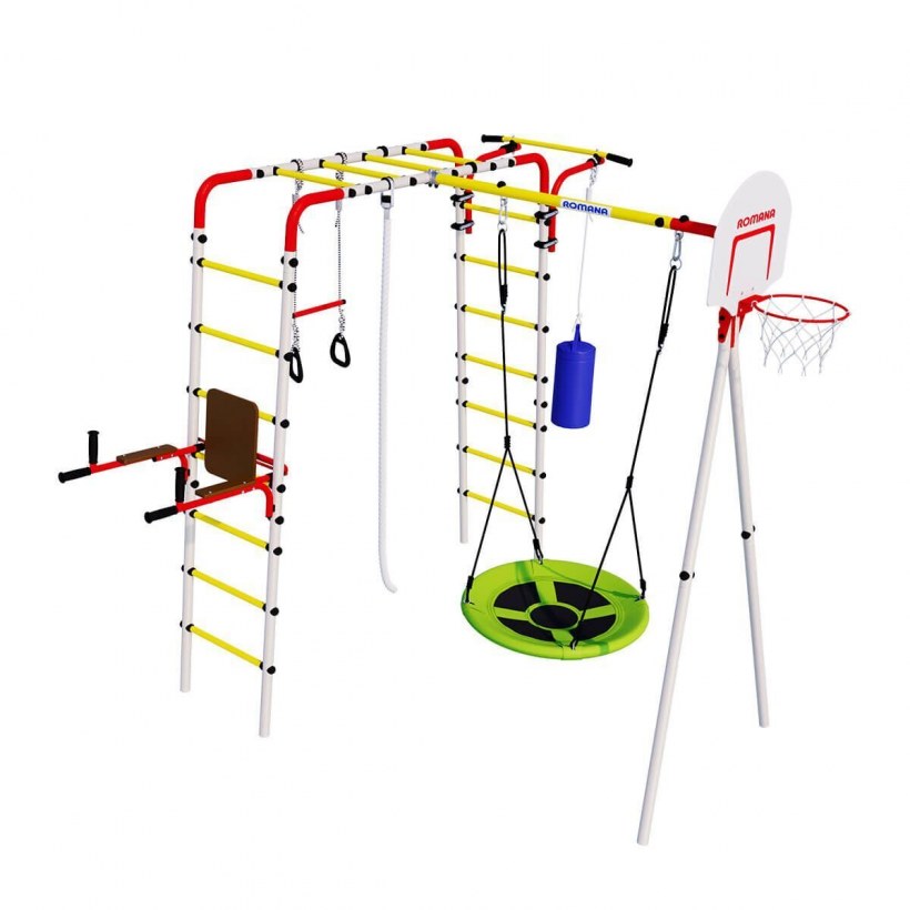 Дачный комплекс "Fitness" + гнездо качели romana r 103.20.04