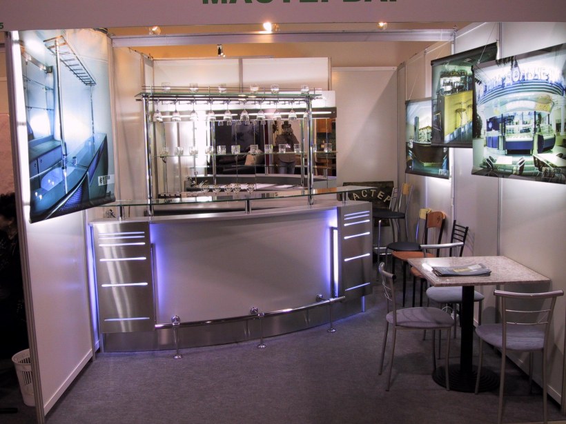 PF- torg в-53 витрина стеклянная большая с подсветкой 2000х850х450 мм