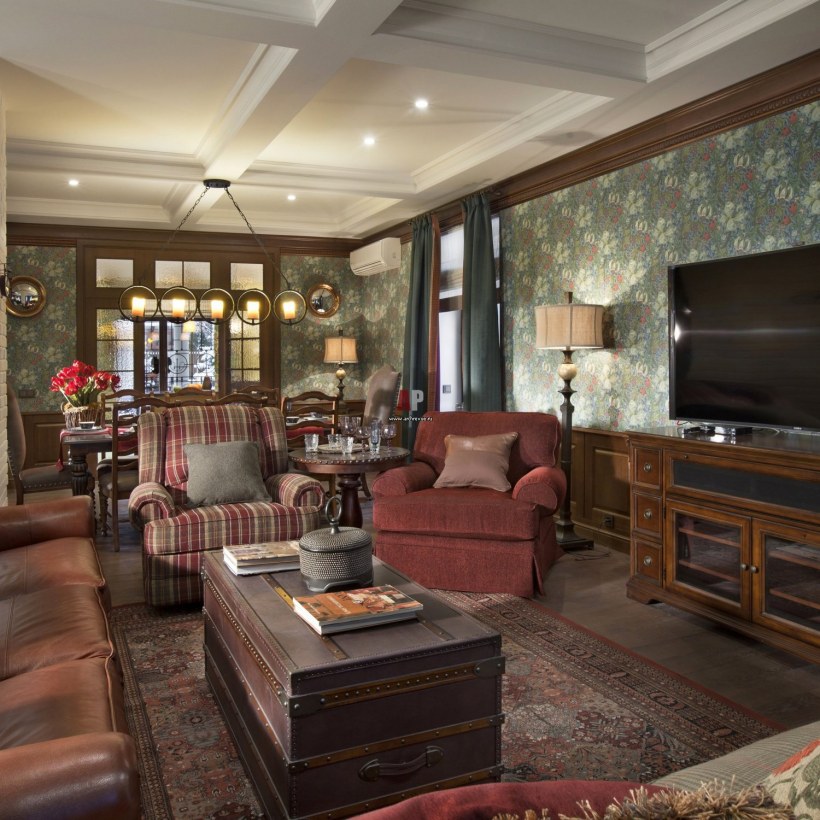 Староанглийский интерьер