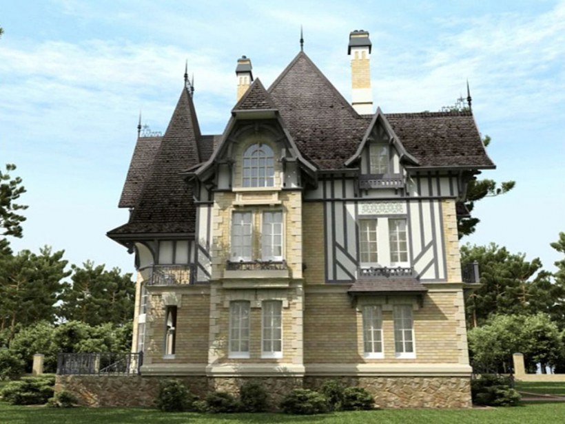 Дом в замковом стиле Шатто