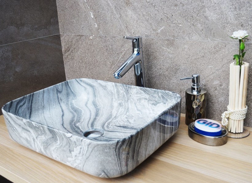 Раковина накладная gid Stone MNC 597
