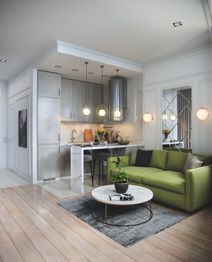 Интерьер квартиры студии